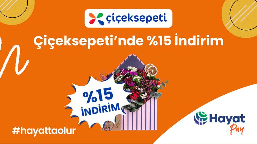 ÇiçekSepeti %15 İndirim Kampanyası