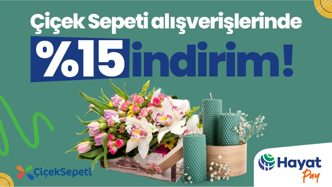 ÇiçekSepeti %15 İndirim Kampanyası