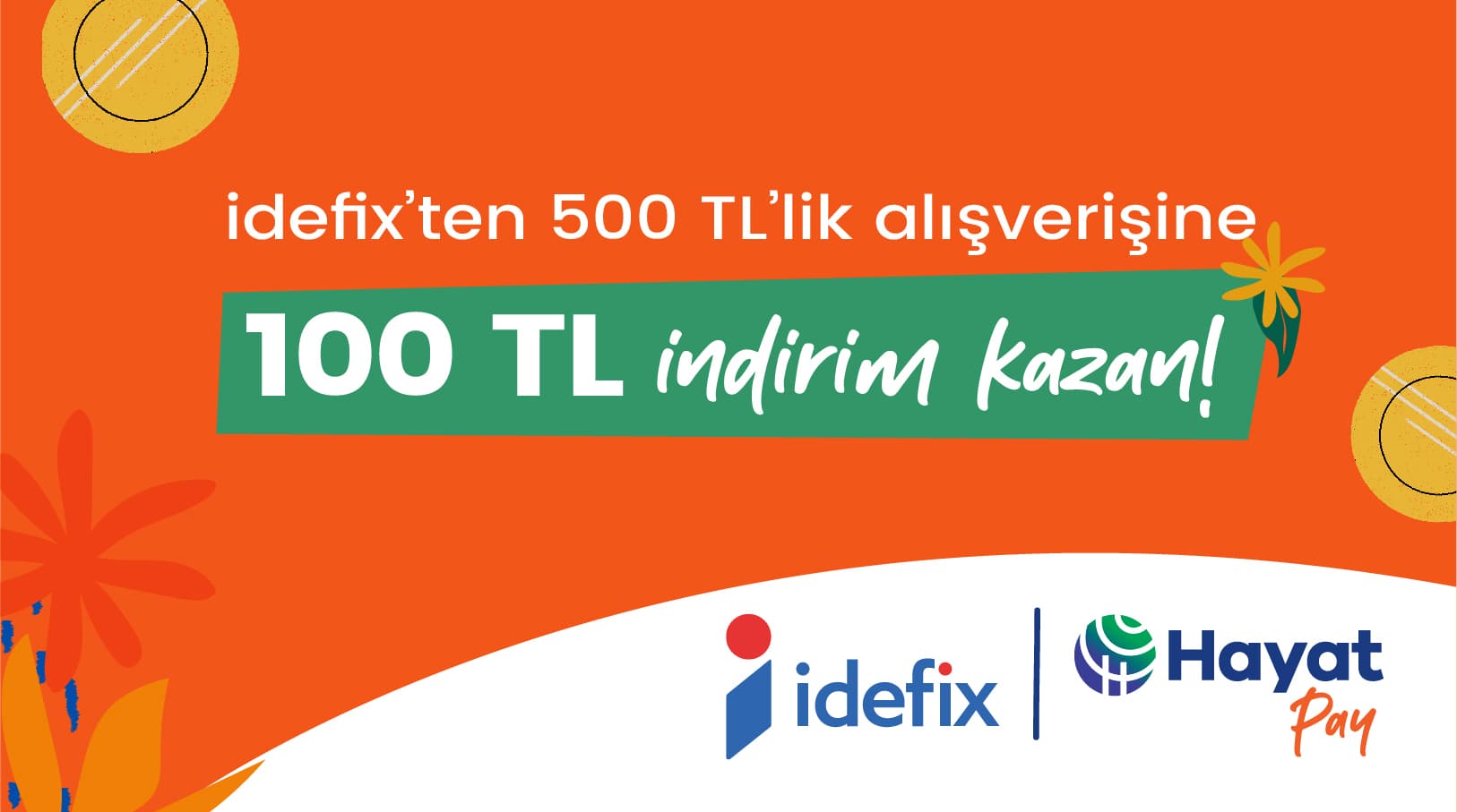 idefix 100 TL İndirim Kampanyası