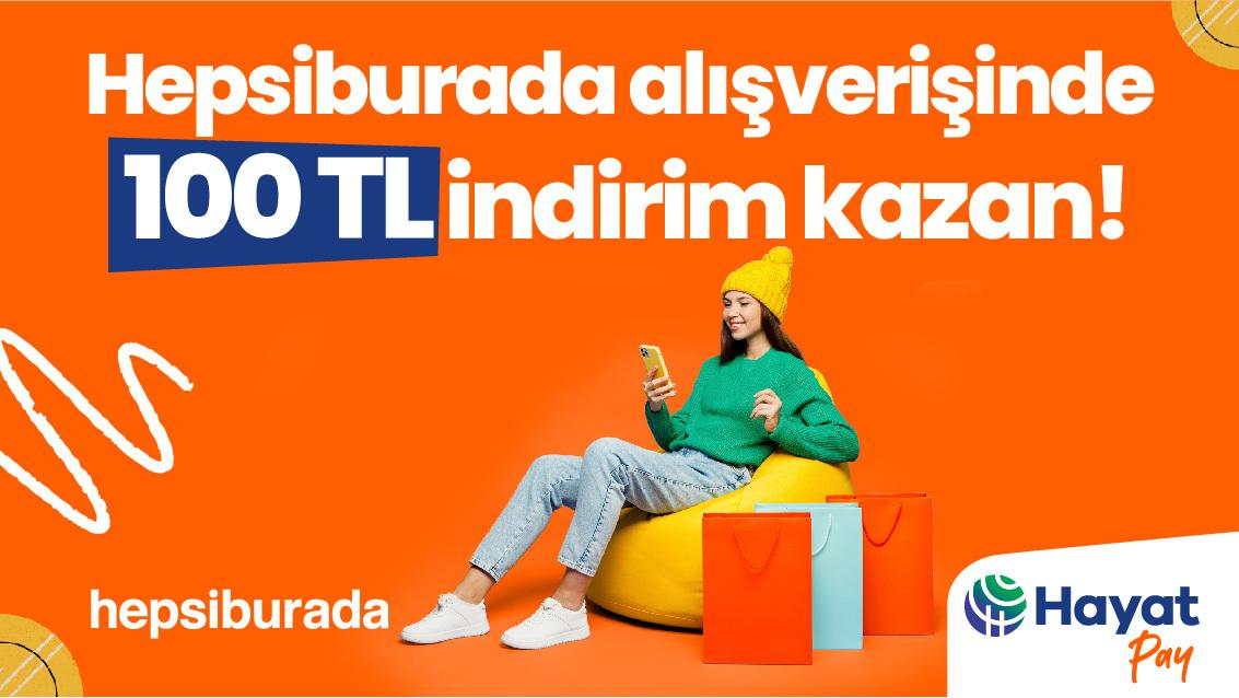 Hepsiburada 100 TL İndirim