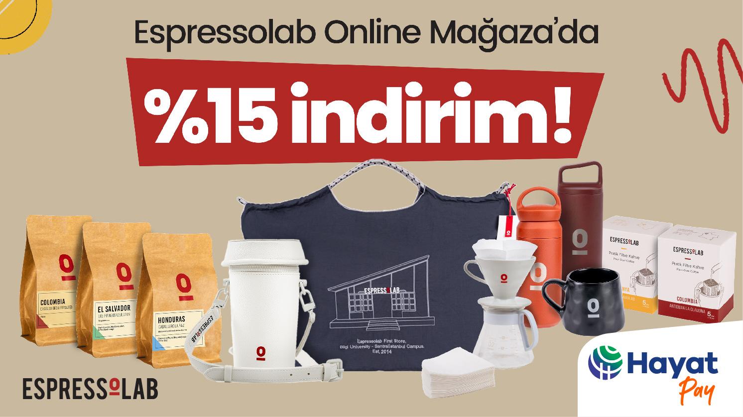 Espressolab %15 İndirim Kampanyası